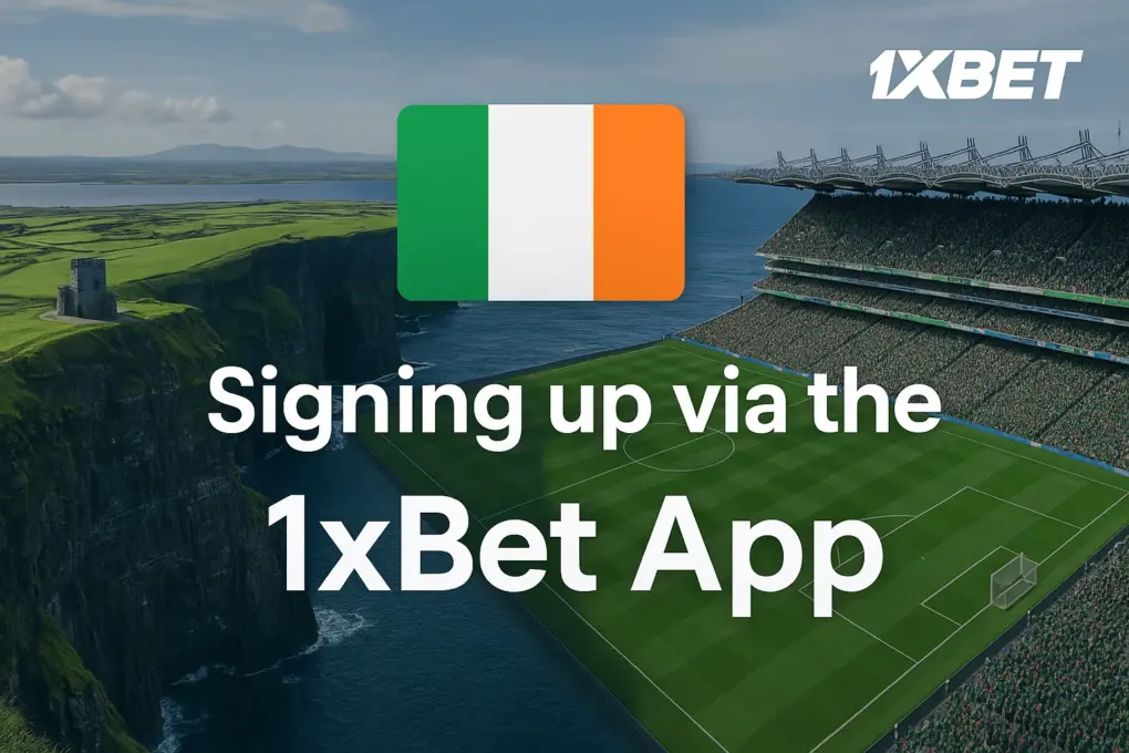  Signing up via 1xBet