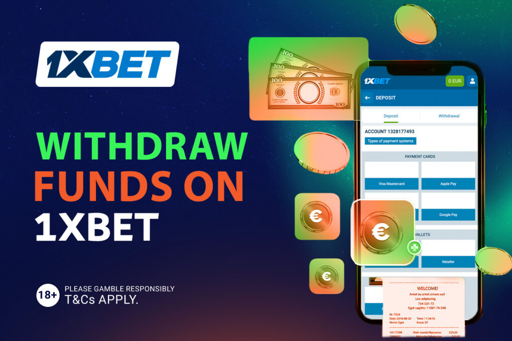 Withdrawing funds on 1xBet
