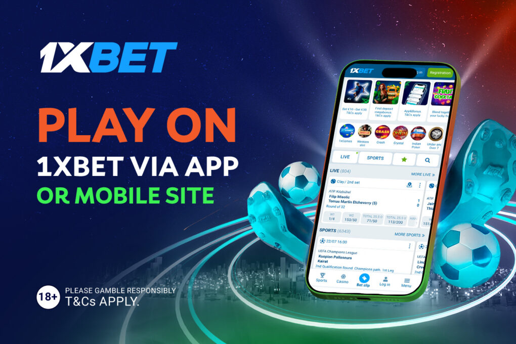 1xBet mobile app online